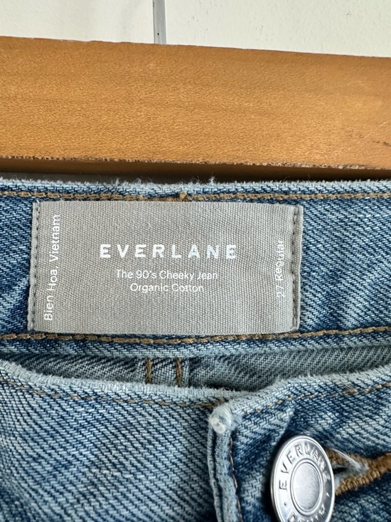 Everlane The 90s Cheeky Jean Size 27 Blue - Picture 4 of 12